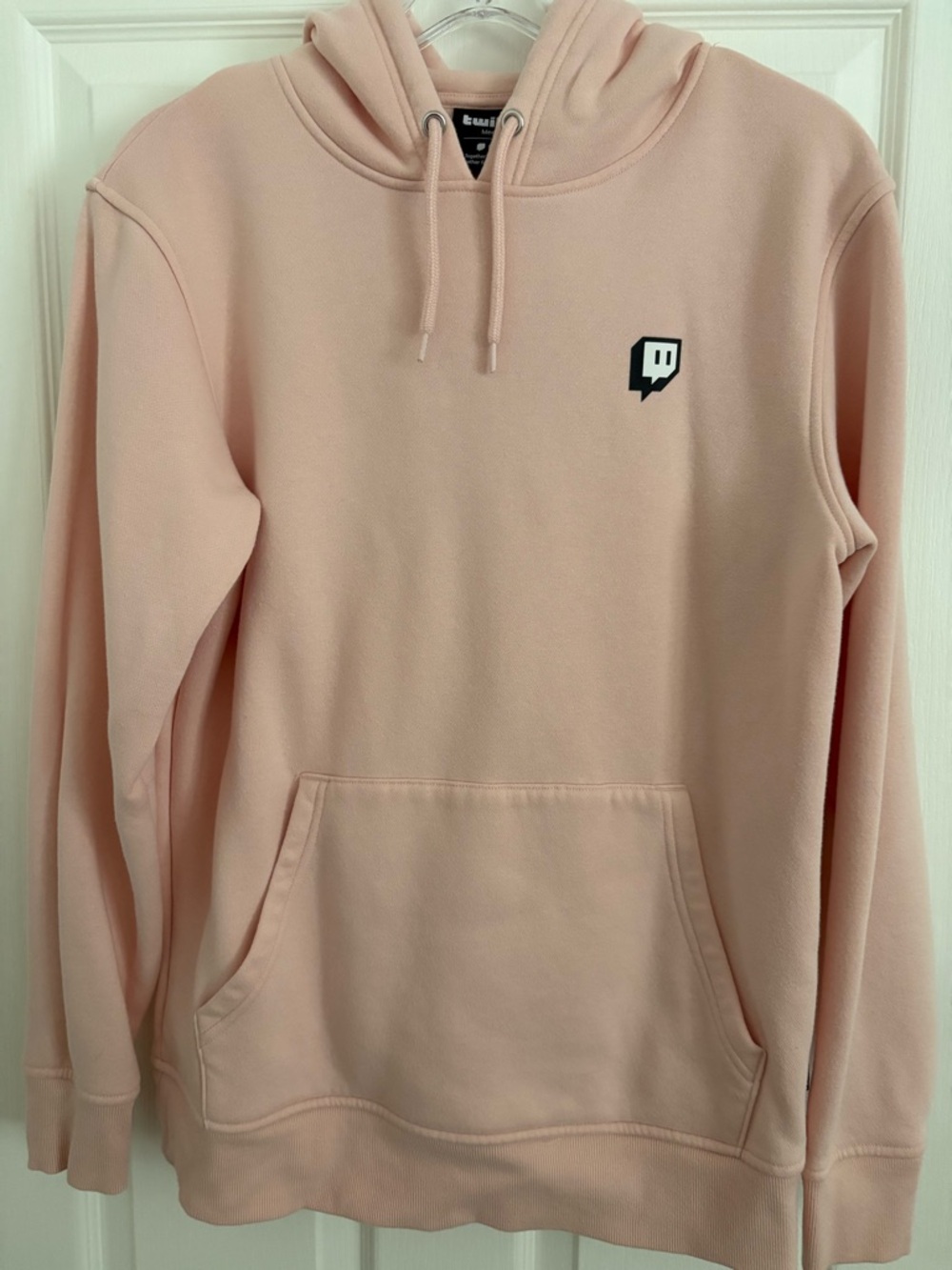 Twitch Hoodie Light Pink Peach Men’s Size Medium